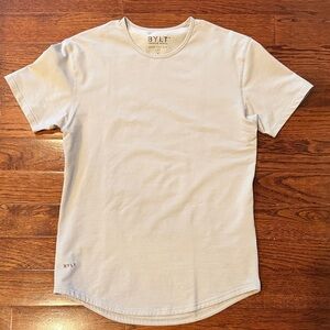 Men's BYLT Gray Crew Neck Shirt